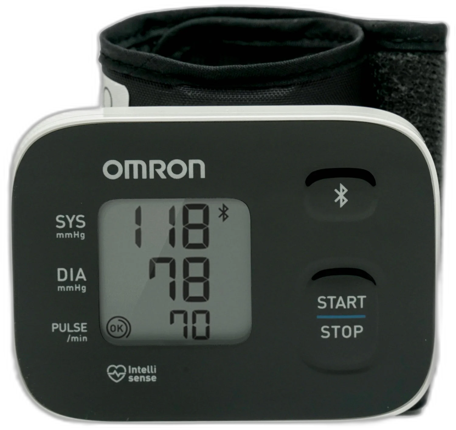Monitor de pressão arterial de pulso OMRON Connect HEM-6161T